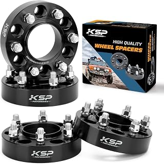 KSP 6x135 Wheel Spacers 1.5in Hubcentric for 2015-2025 F150, Expedition, Navigator - 6 Lug M14x1.5 Black Adapters 4PCS