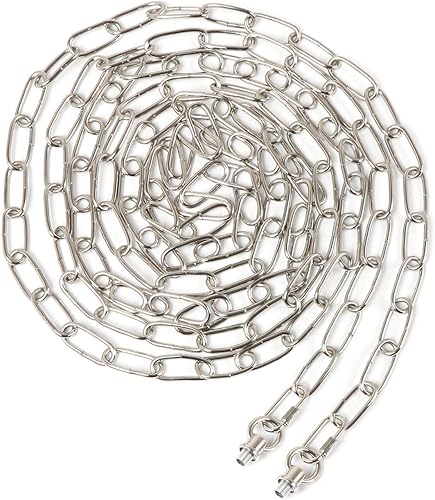 Miniatura 7 de Giluta Cadena de lámpara colgante resistente de 10 pies, cadena colgante para cesta de frutas, farol, plantas, soporta hasta 65 libras de peso máximo