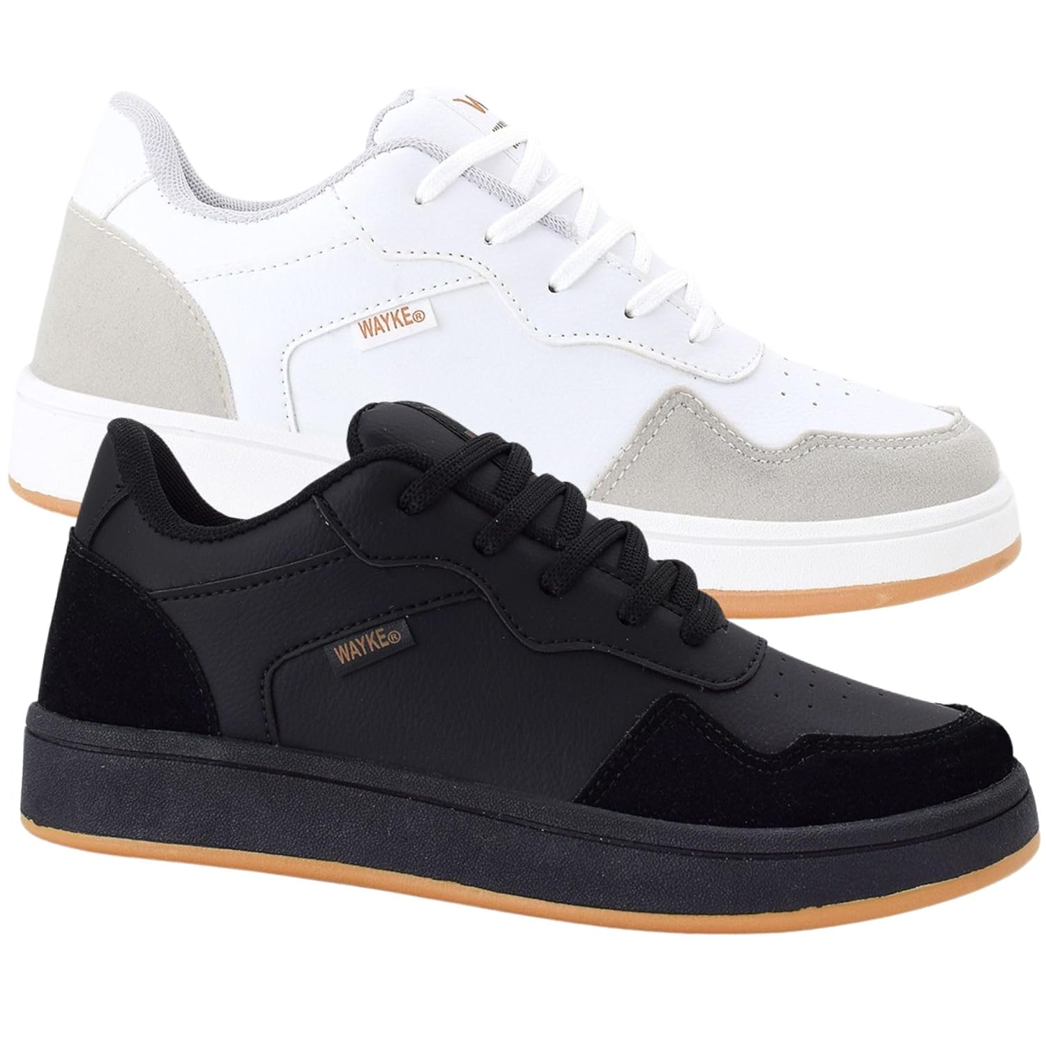 Dois 2 Pares De Tenis Masculino Skate Wear Sapatenis Confort kit