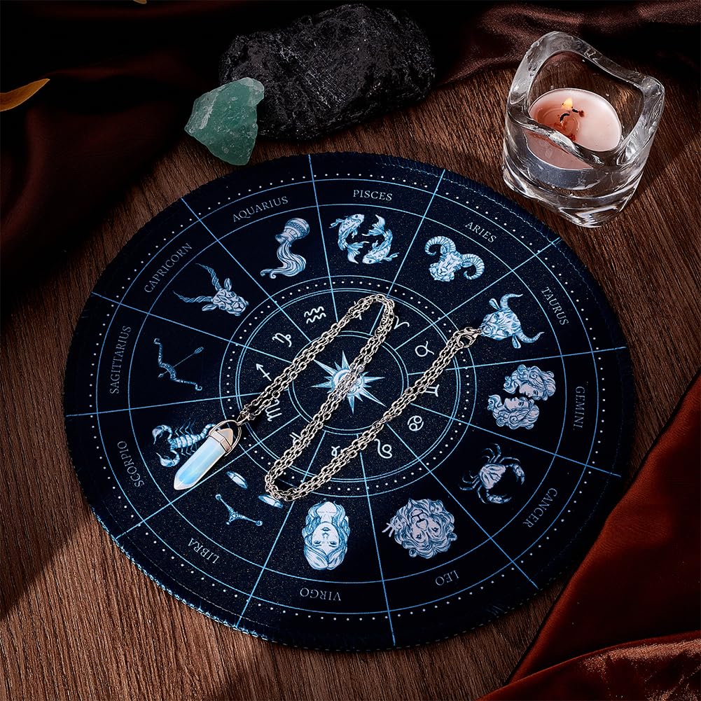 Planche De Pendule De Radiesthésie, Tapis En Caoutchouc Rituel De Divination, Plaque De Divination Pour Autel, Tapis De Tarot, Fournitures D'autel Plaque De Divination