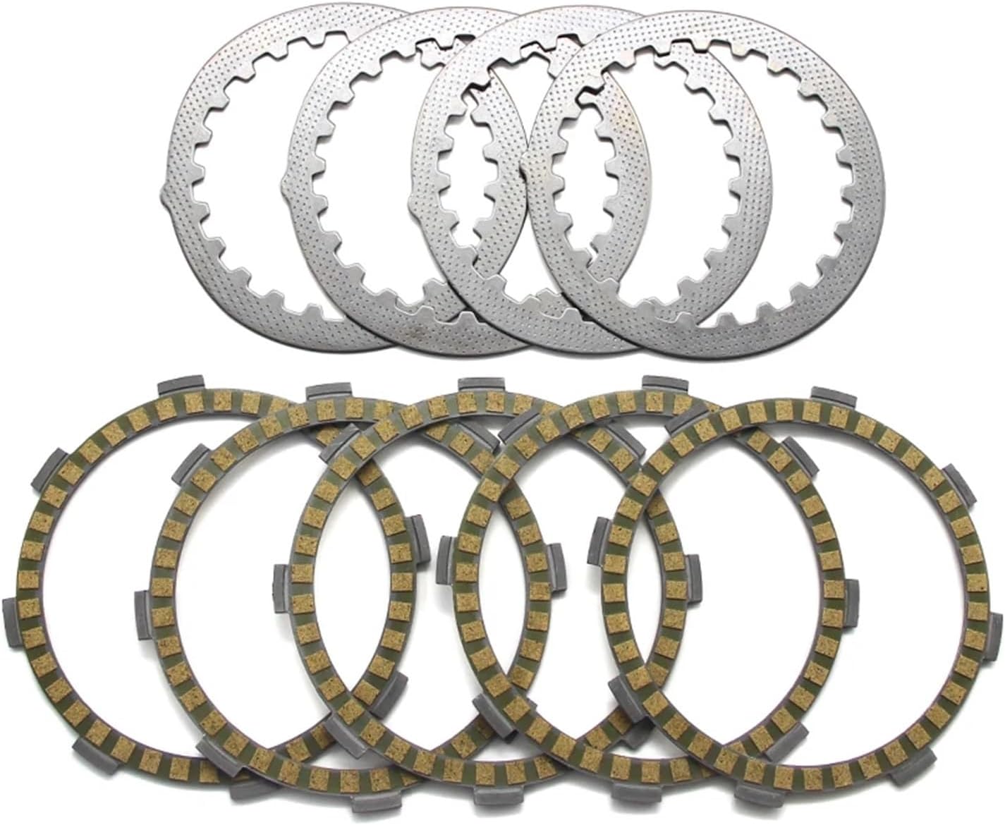 Compatible with Yamaha TZR80RR RS100/RS 100 RS RXS100 RX115 (5FS3) RD125 DX RS125 598-16321-01 Motorcycle Clutch Friction Disc Plate Kit