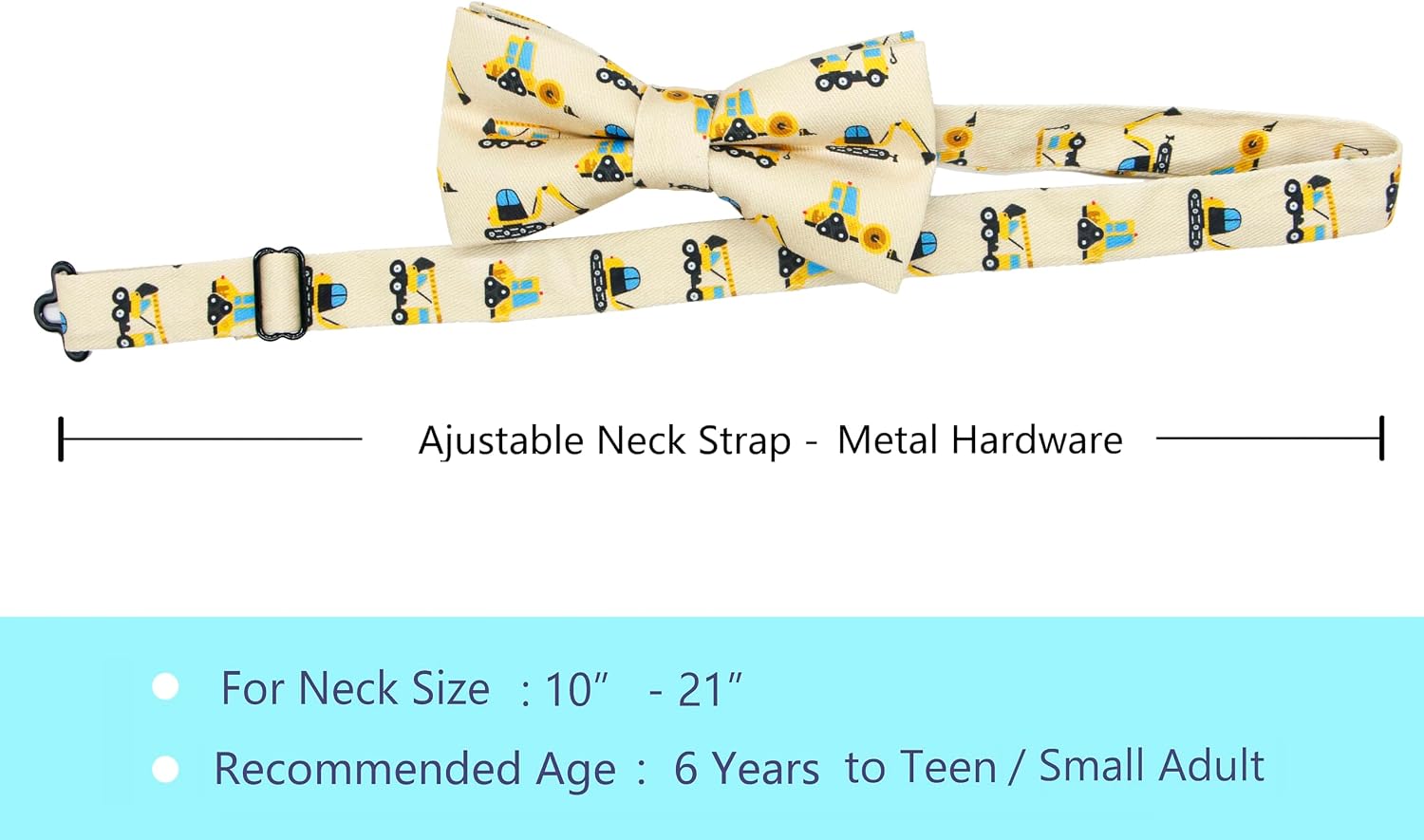 OCIA Cute Pattern Pre-tied Bow Tie Adjustable Bowties for Adult & Children