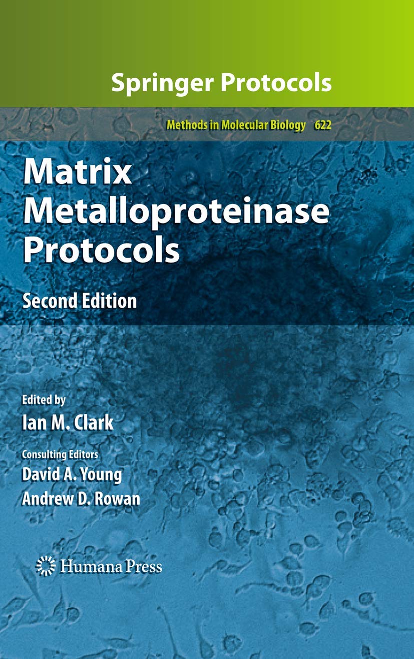 Buy Matrix Metalloproteinase Protocols (622) (Methods in Molecular Biology, 622) — BookShops.in