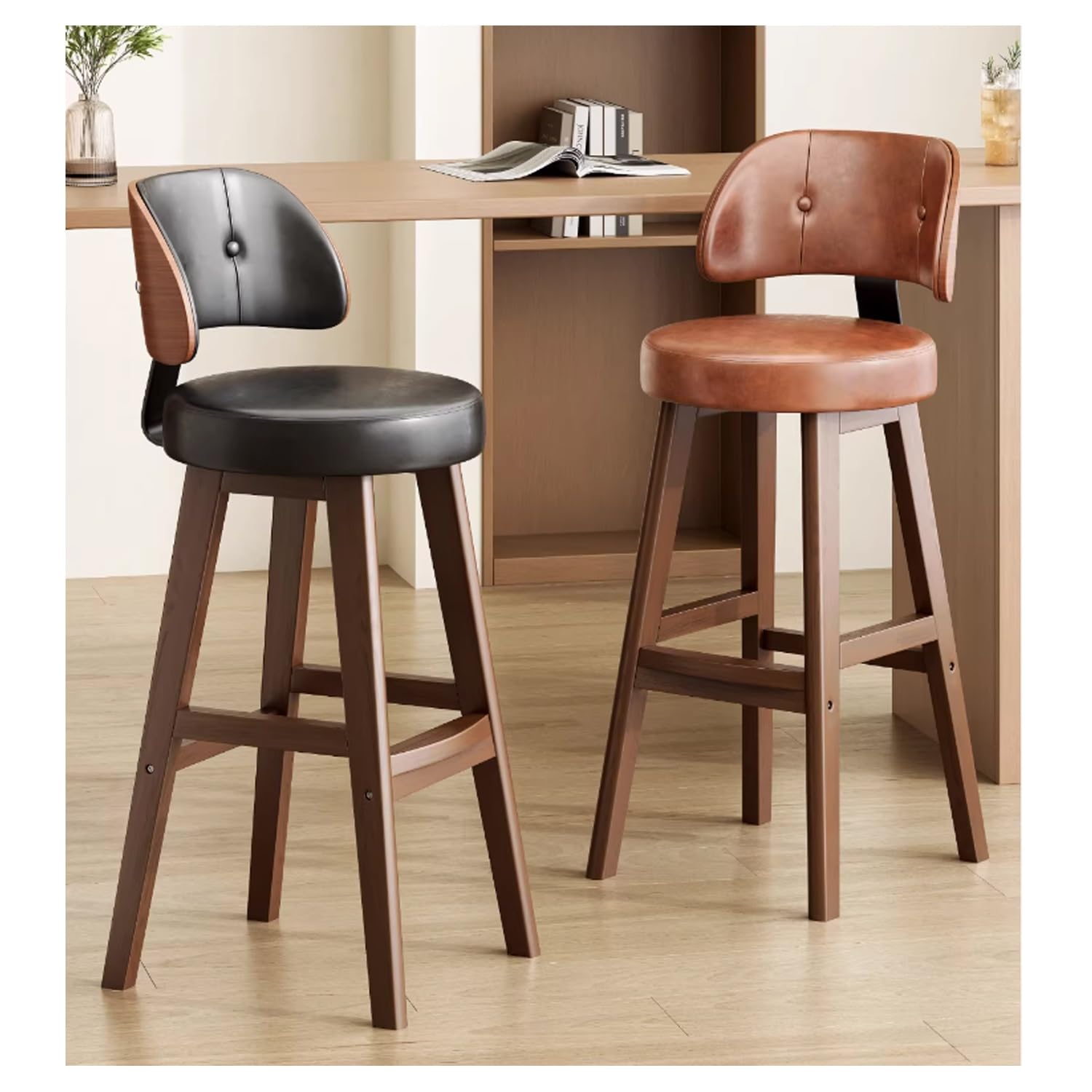 ダークブラウン バースツール 3脚セット Amazon｜バースツール 1/2/3/4 セット、ミッドセンチュリーモダン