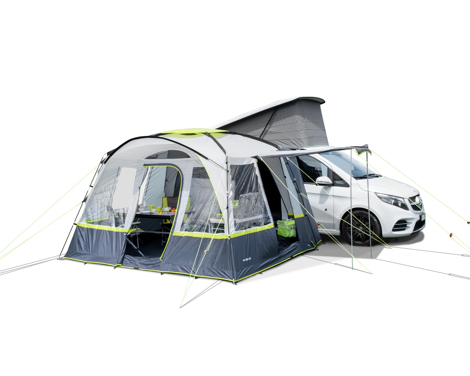 Brunner Rambler Busvorzelt Brunner Rambler Busvorzelt 350x260 cm, grau, Drive-Away-System, freistehend oder anschlussfähig