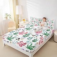 Vista 125 de jejeloiu Sea Turtle Sheet Set Ocean Creature Themed Sheets with Deep Pocket Fitted Sheet Sea Underwater World Bed Sheets Set Bed Reptile Tortoise