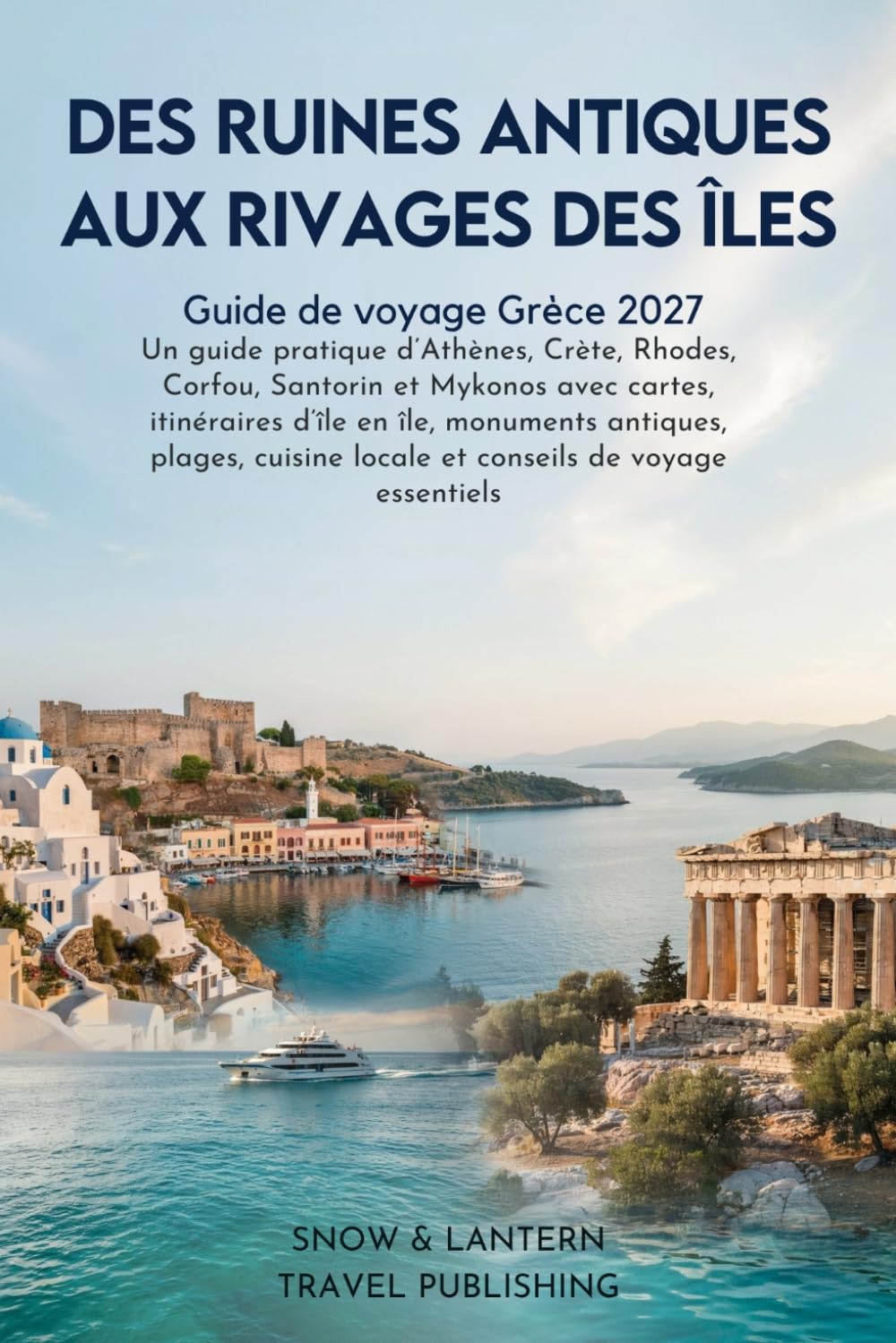 DES RUINES ANTIQUES AUX RIVAGES DES ÎLES: Guide de voyage Grèce 2027 : Un guide pratique d’Athènes,Crète,Rhodes,Corfou,Santorin et Mykonos avec ... locale et conseils de voyage essentiels