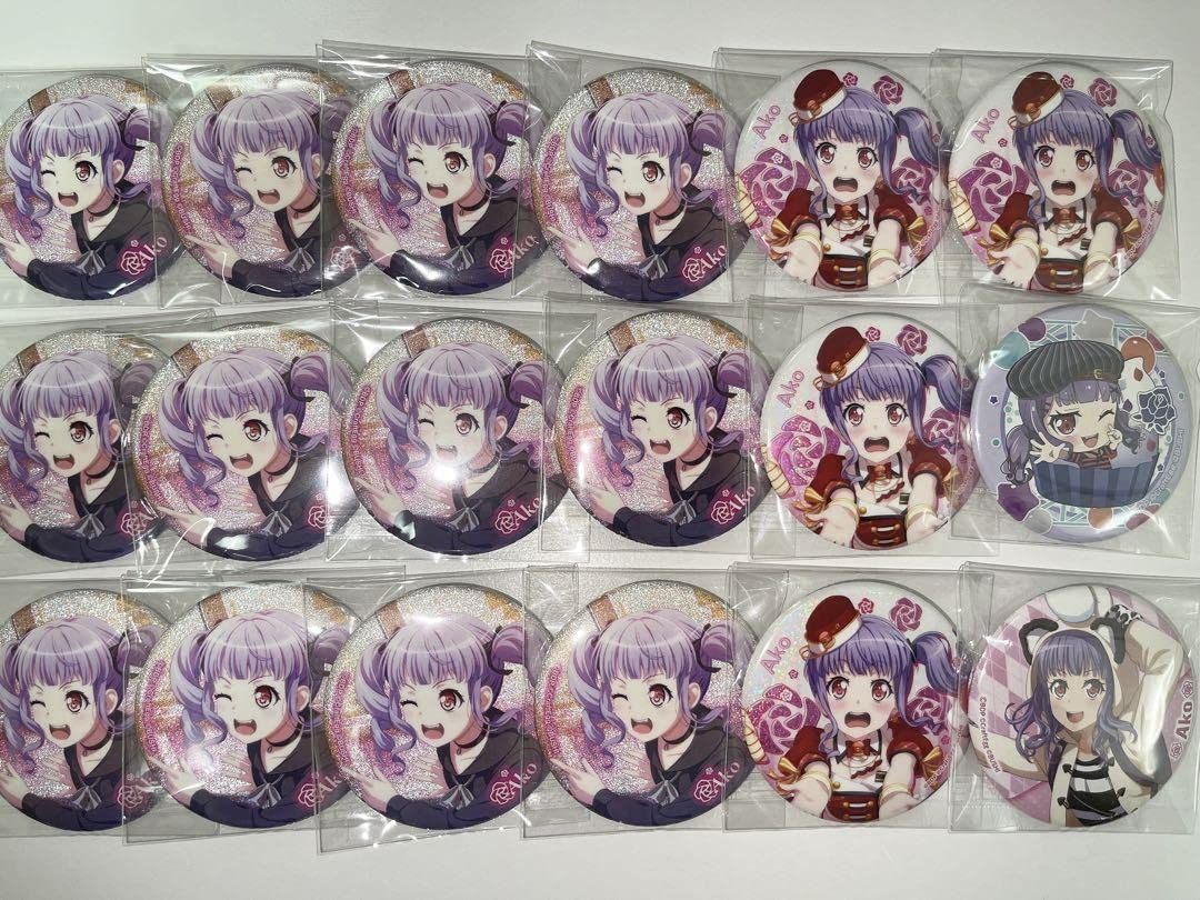 Amazon.co.jp: バンドリ ガルパ 宇田川あこ Roselia キラキラ 缶バッジ 