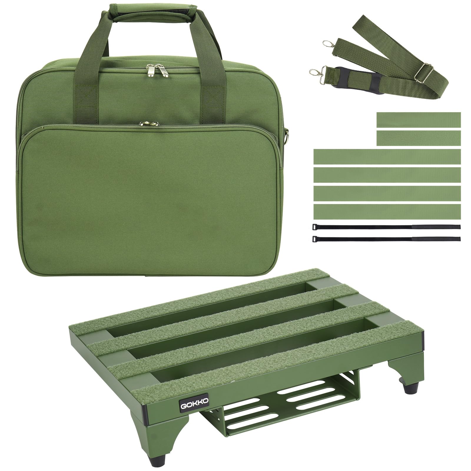 Amazon | GOKKO 超軽量 ギターエフェクター ボード アルミニウム合金