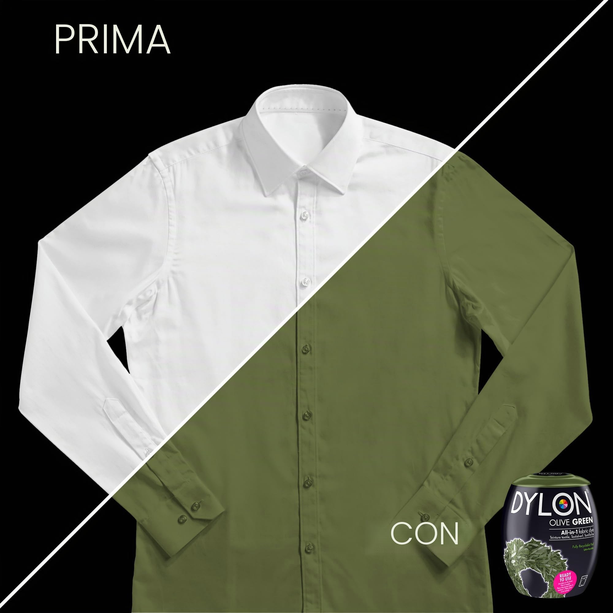 Dylon Machine Dye pod 350 g, verde oliva
