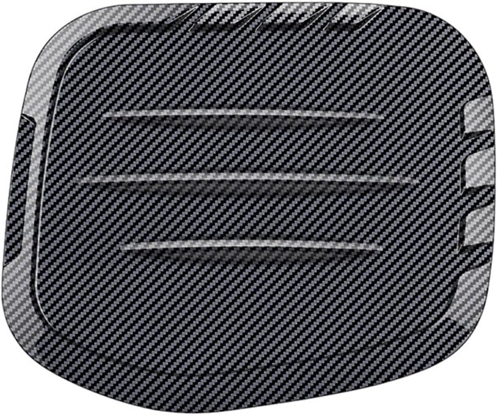 Car Accessories Exterior Gas Fuel Tank Cover Trim Compatible with Toyota New Prius 2023 2024 2025 2026 (A Style: Carbon Fiber Pattern) 1PCS ABS