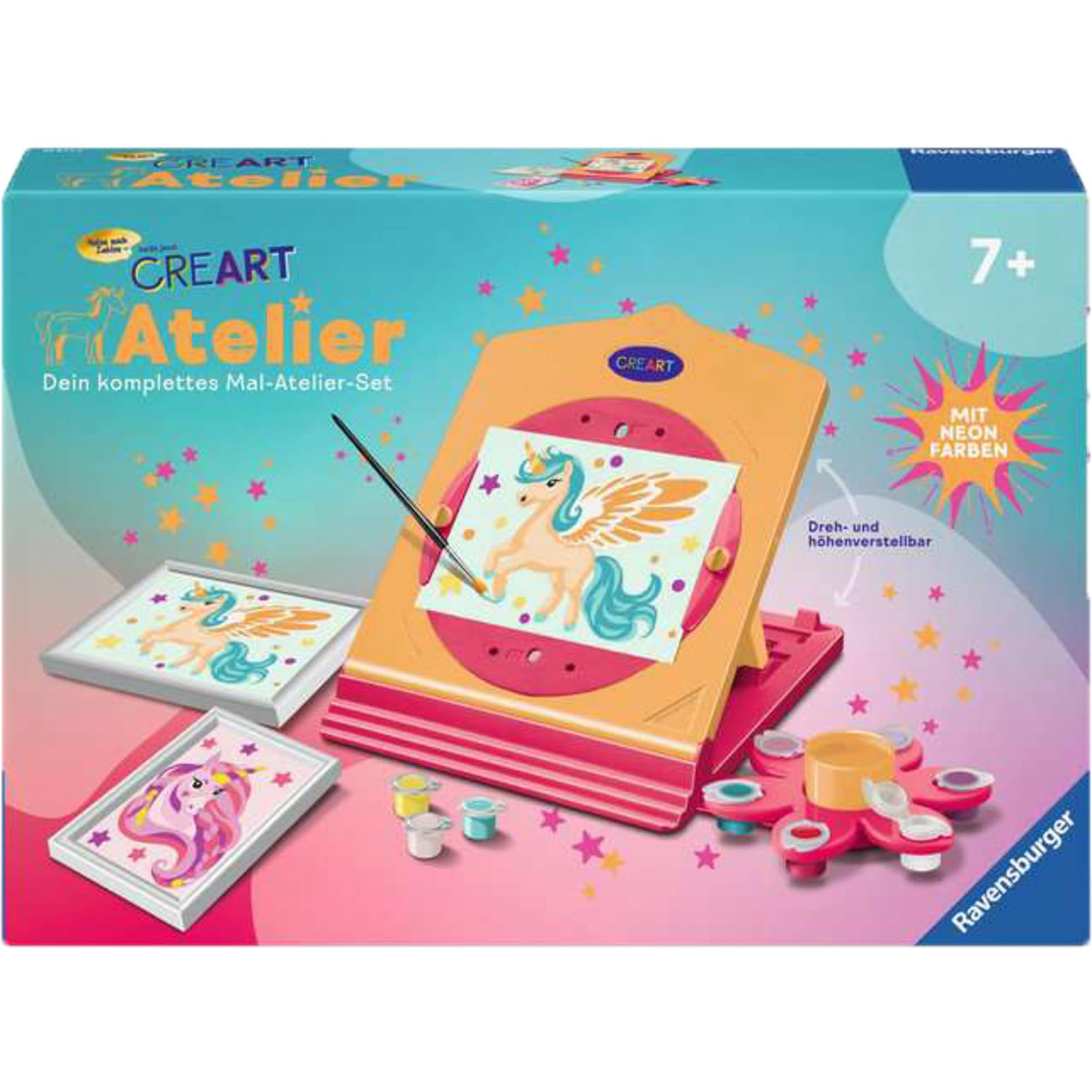 Ravensburger CreArt, Paint by Numbers - Neon Atelier Unicorn
