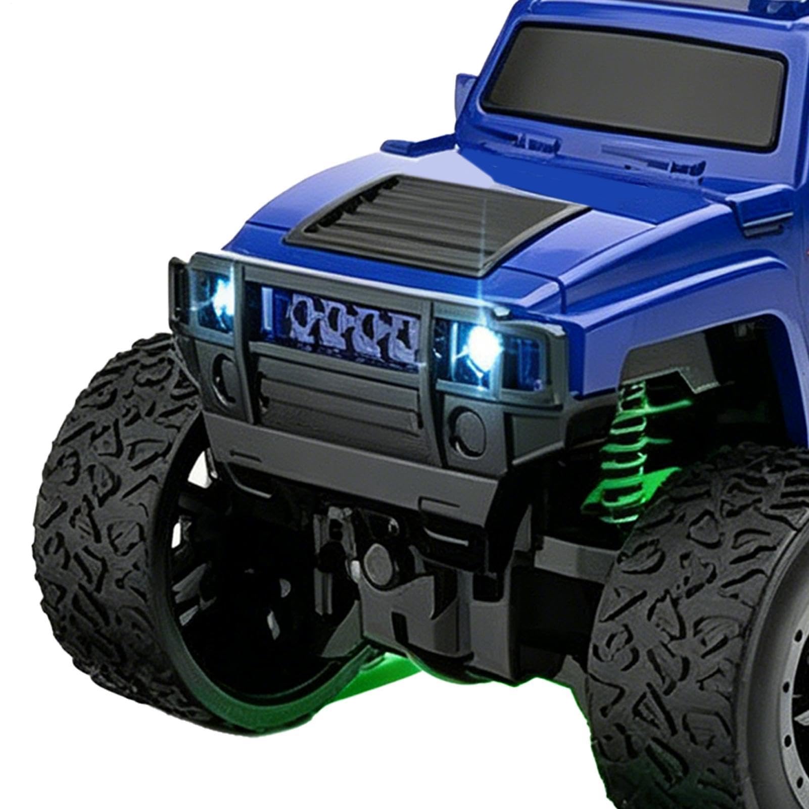 Generico Camion Crawler RC,Con, Veicolo Ricaricabile 2.4GHz - 1 64 4WD Mini Auto Derapante con Cassone Traino - per Bambini, Gare, Derapate, Scrivania, Interni, Esterni, Festa di Compleanno