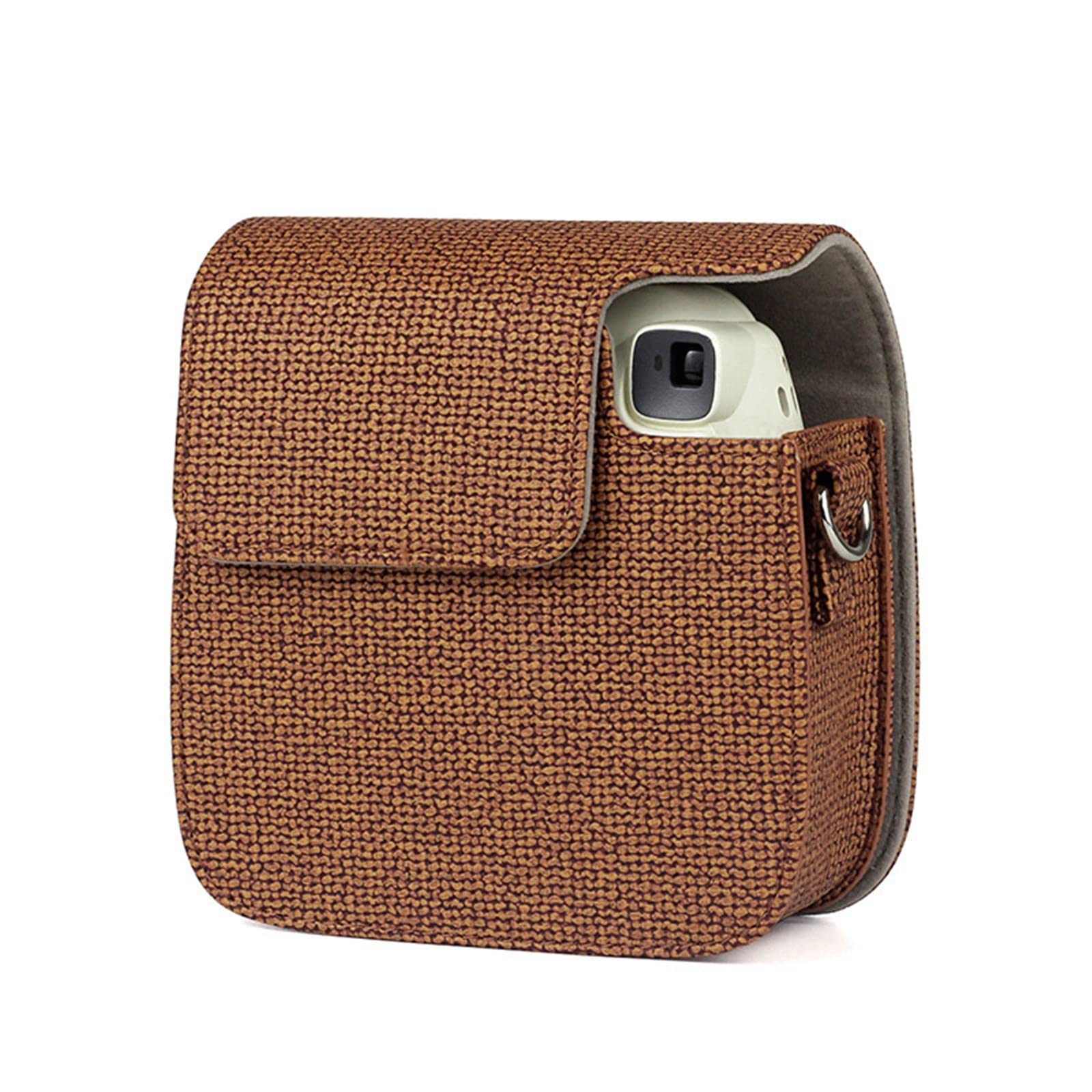 HCZION Adatta a Fujifilm Fit for la borsa della custodia for mini fotocamera Instax Pu Copertura in pelle con spalla cinghia adatta for Instax Mini 9 8 8+ Fit for adattamento istantaneo for le telecam