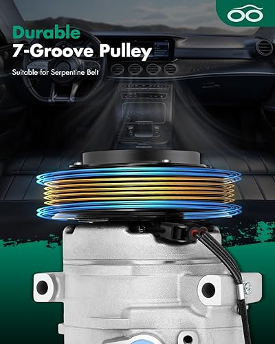 Vista 515 de SCITOO Bomba de compresor de CA 1999-2005 para S-uzuki Grand Vitara 2.5L 1995-1998 para S-uzuki Esteem 1999-2001 para S-uzuki Vitara 1.6L