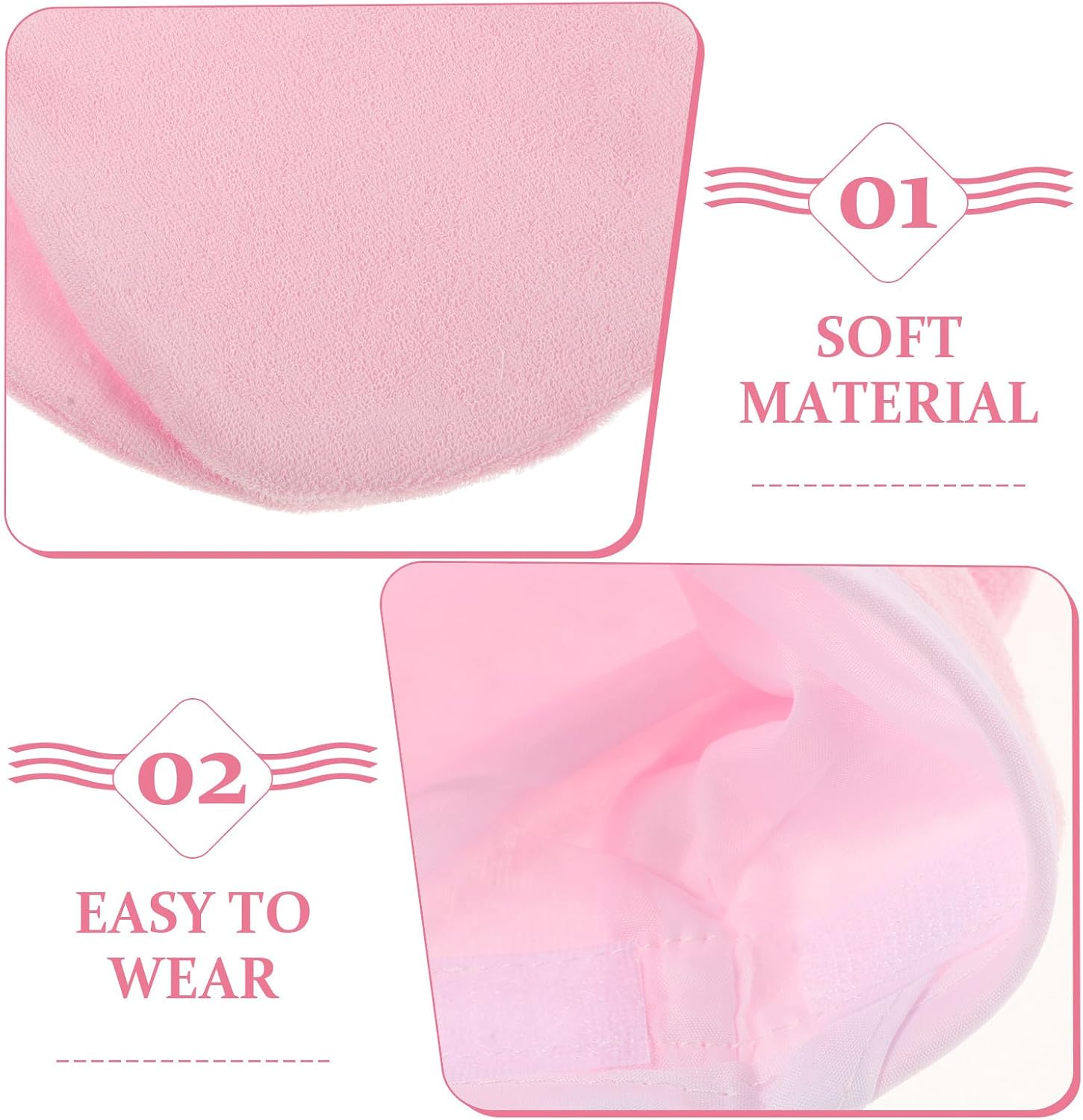Cabilock Paraffin Wax Moisturizing Gloves 2pcs 25x15cm Spa Hand Care Mittens with Insulated Cotton Lining for Professional Wax Therapy and Skin Hydration Treatment