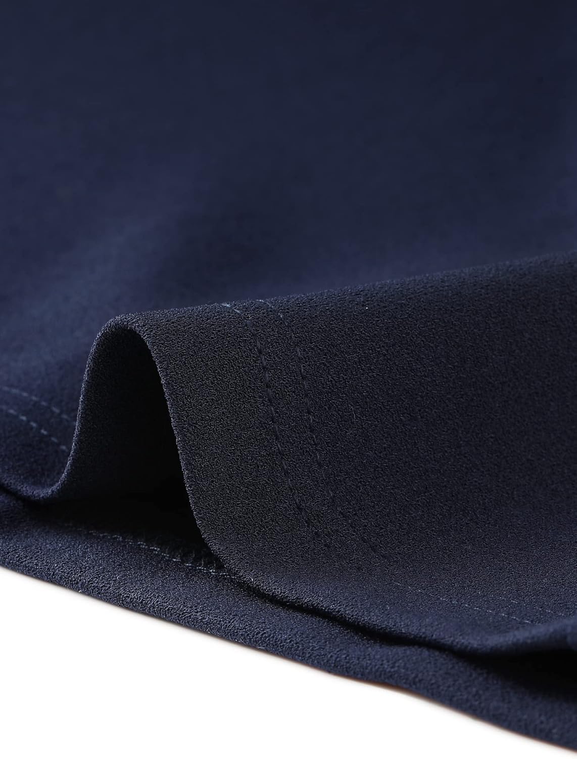 Allegra K Women's Work Sheath Dresses Crewneck Pencil Business Peplum Dress - Image 5