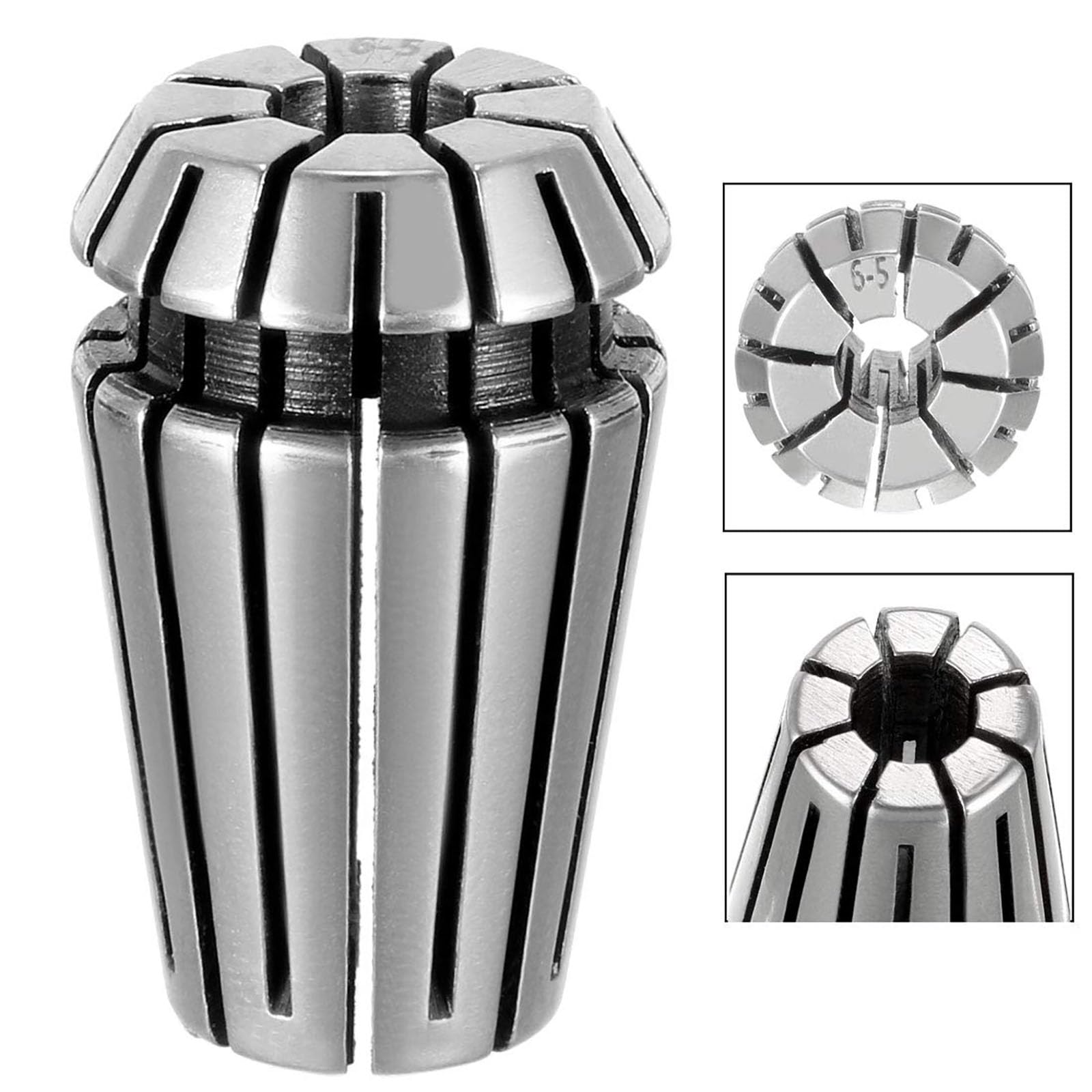 Recogwood ER16 6mm Spring Collet, 0.24 Inch High Precision Router Collets Chuck for CNC Engraving Machine and Milling Lathe Tool - Image 3