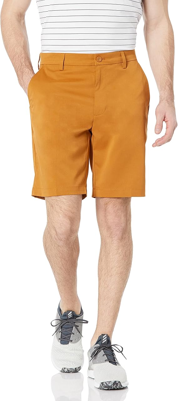 Amazon Essentials Men's Classic-Fit Stretch Golf Shorts with Moisture-Wicking, Active Waistband