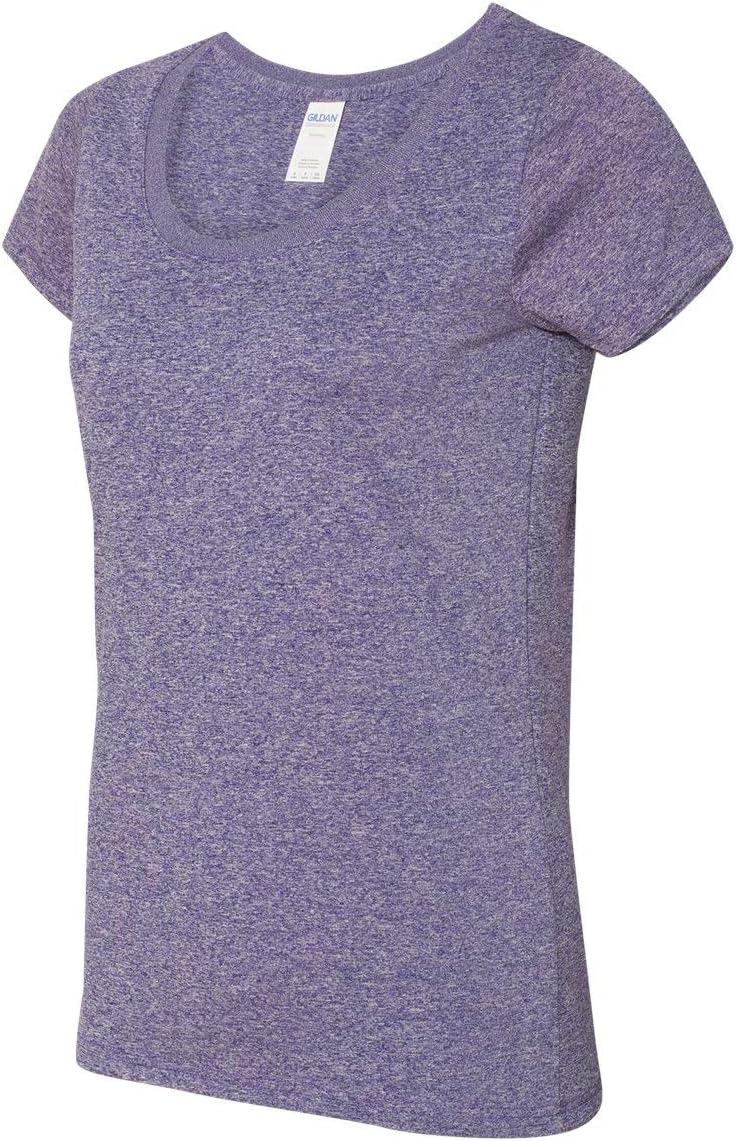 Gildan Ladies' Performance® Core T-Shirt S HTH SPORT PURPLE - Image 3