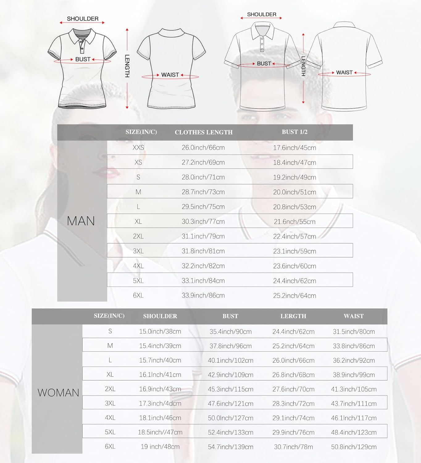 Custom Polo Shirts for Men Women, Personalized Golf Shirts with Text/Logo/Photo, Bulk Customized Business Polo Shirt - Image 6
