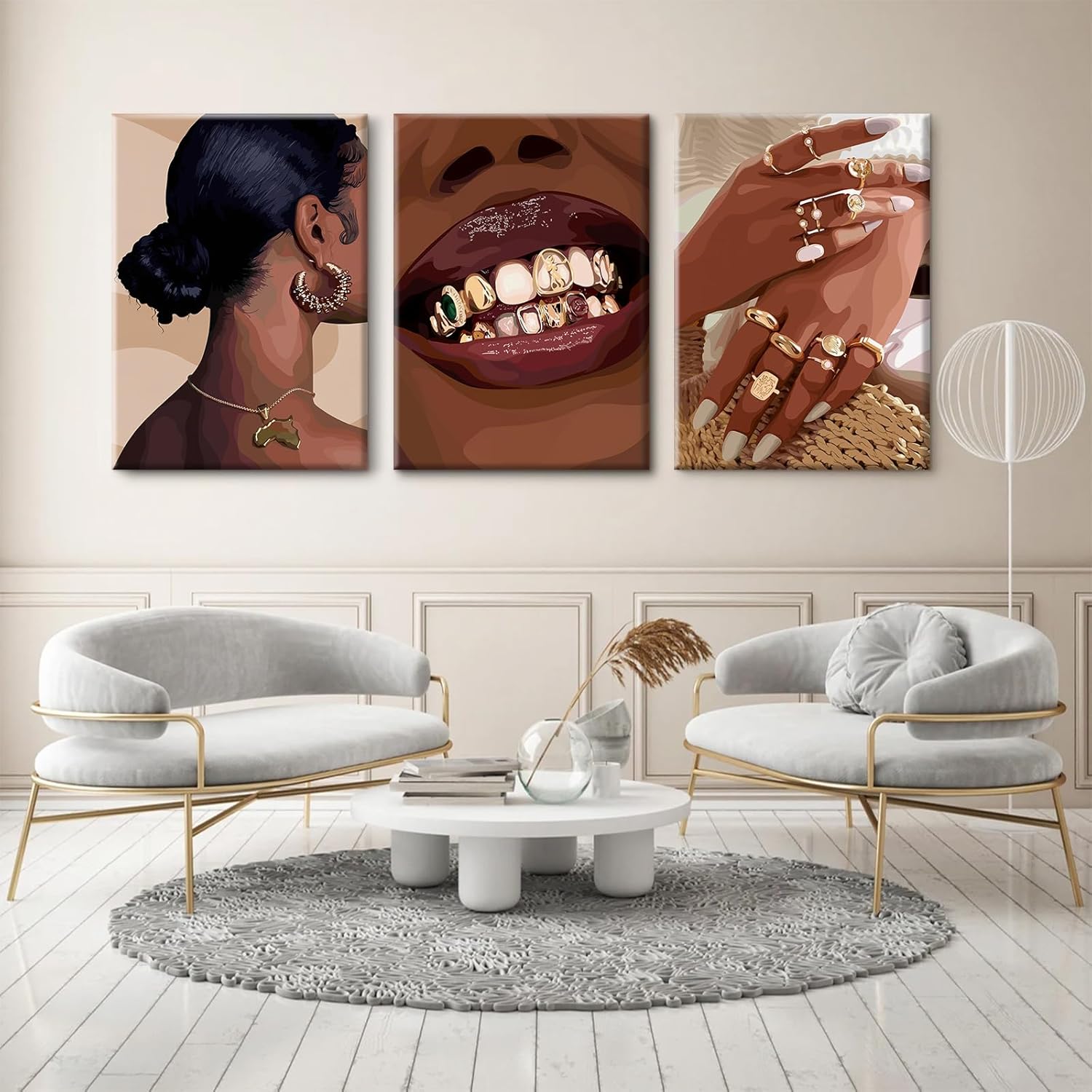 Black Woman Wall Art Decor Black Girl Canvas Wall Art African American Pictures Posters Black Female Wall Art Painting Women Feminine Boho Artwork for Home Bedroom 24x36 Inch Framed Set of 3 Black Woman Wall Art Decor Black Girl Canvas Wall Art African American Pictures Posters Black Female Wall Art Painting Women Feminine Boho Artwork for Home Bedroom 24x36 Inch Framed Set of 3