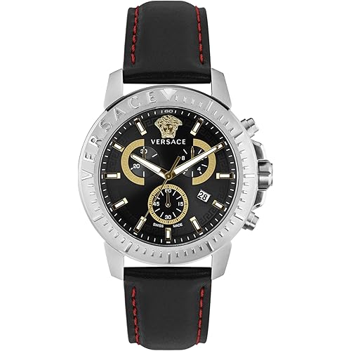 Versace New Chrono Collection Luxury Mens Watch Timepiece