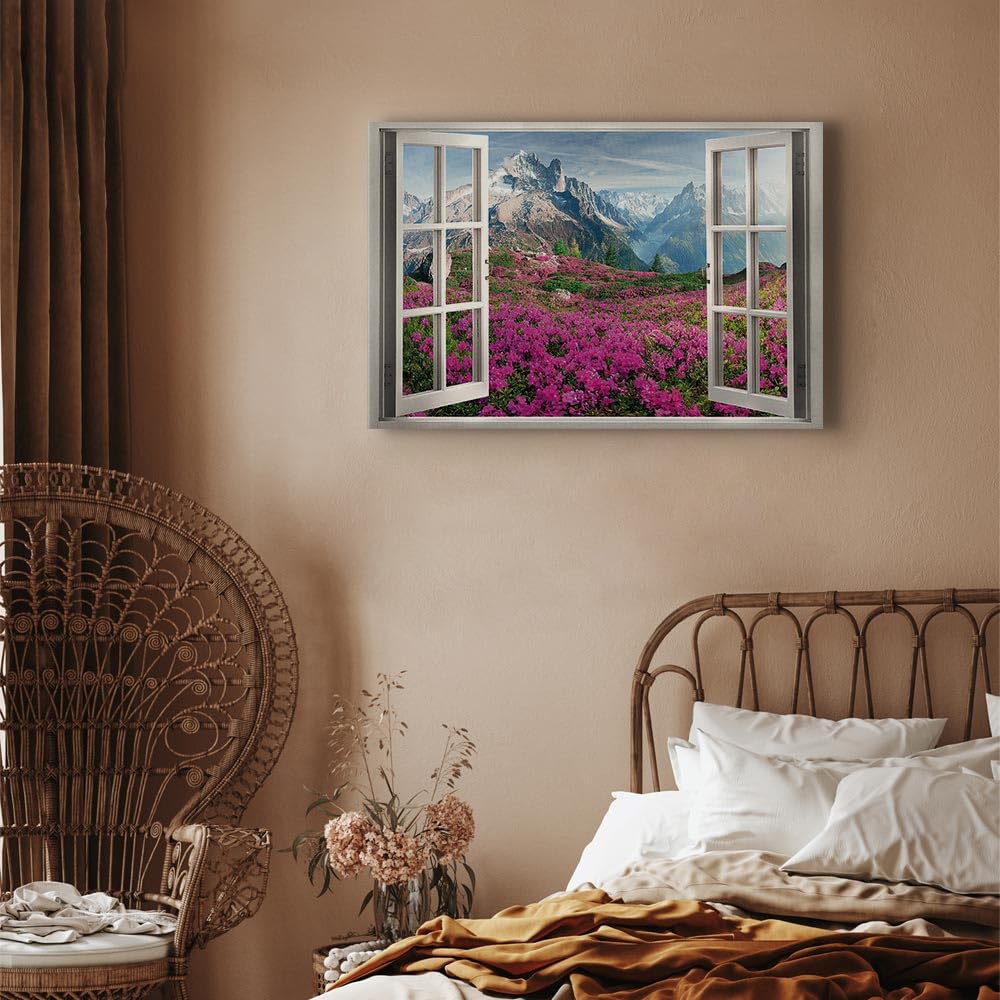 Quadro Moderno Su Tela 90x60 Cm - Stampe D'Arte Per Soggiorno - Decorazione Parete XXL - Foto 2