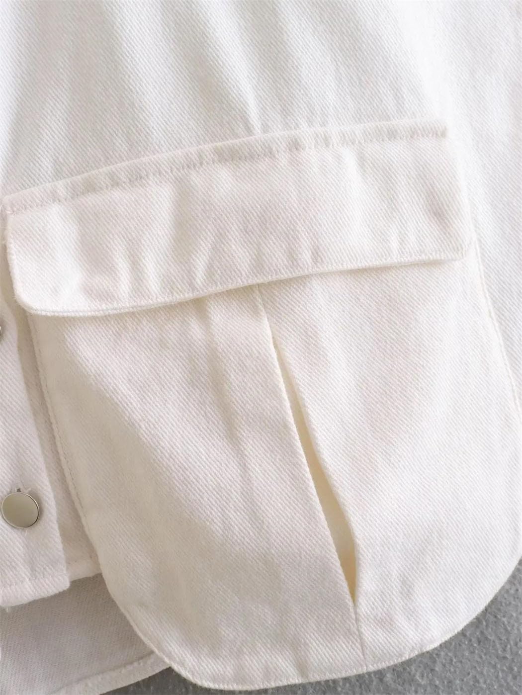 レディース デニムベスト 大きなポケット ショートジャケット ノースリーブ 冬 カジュアル アウター ファッション