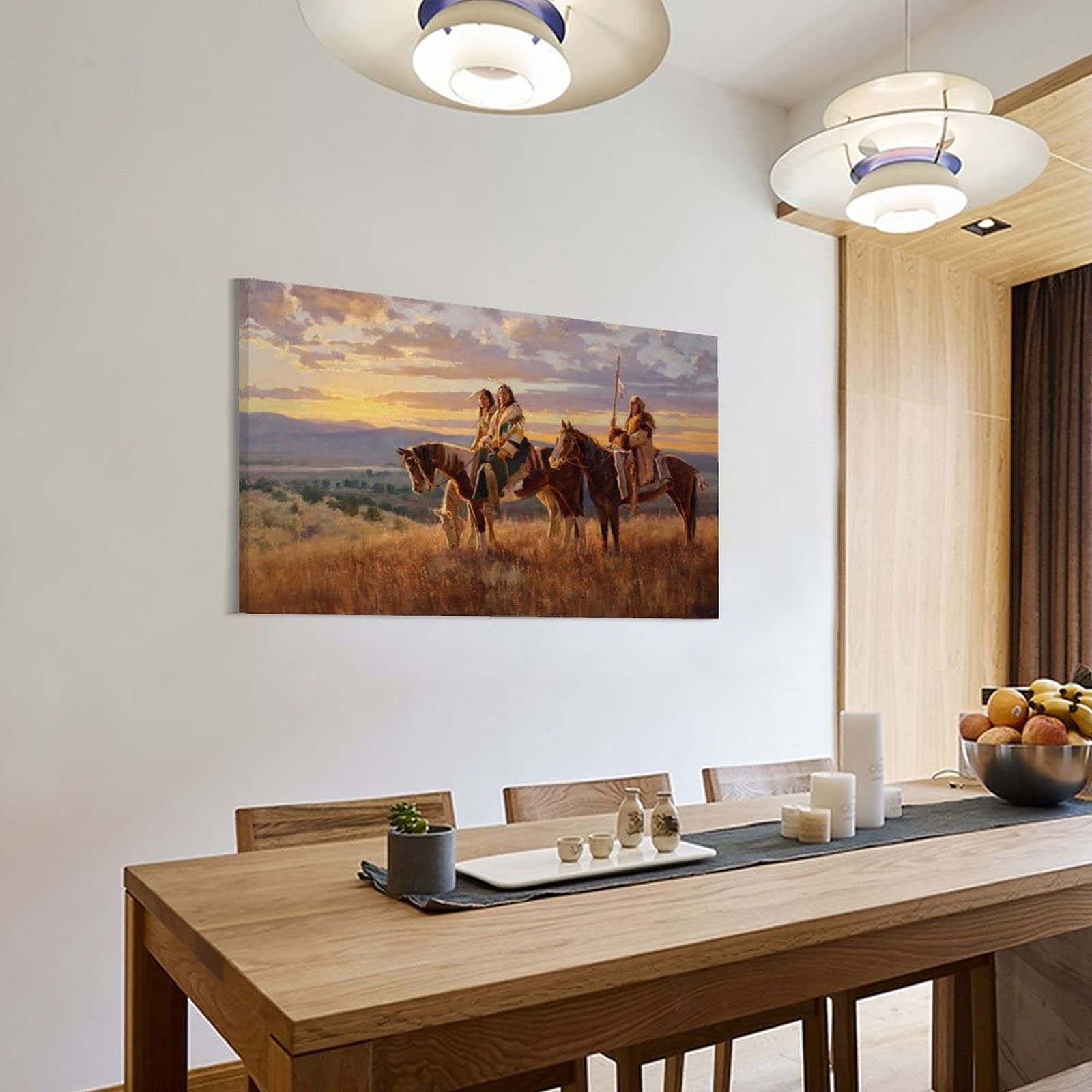 Alaska Kenai Fluss Poster 40x60cm - Retro Leinwand Druck