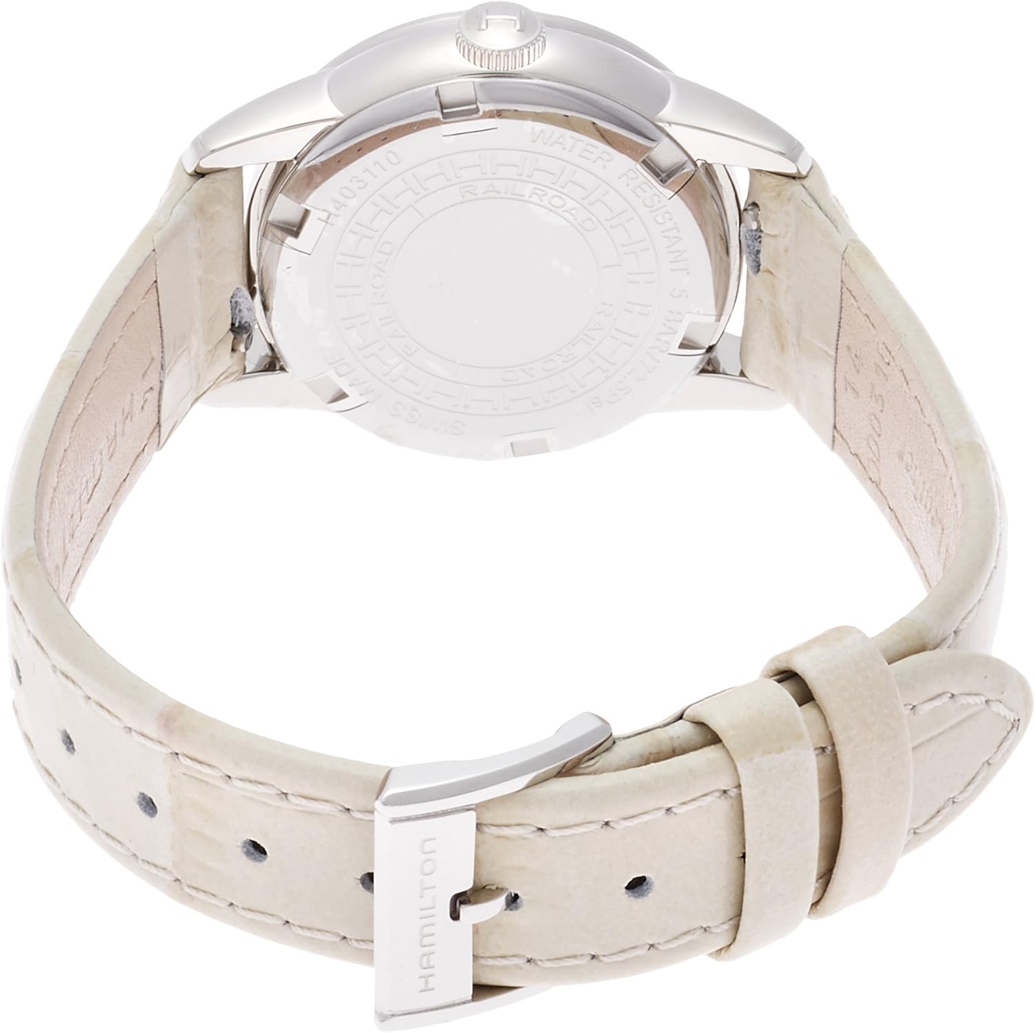 Hamilton Orologio Analogico Quarzo da Donna con Cinturino in Pelle H40311821 Hamilton Orologio Analogico Quarzo da Donna con Cinturino in Pelle H40311821