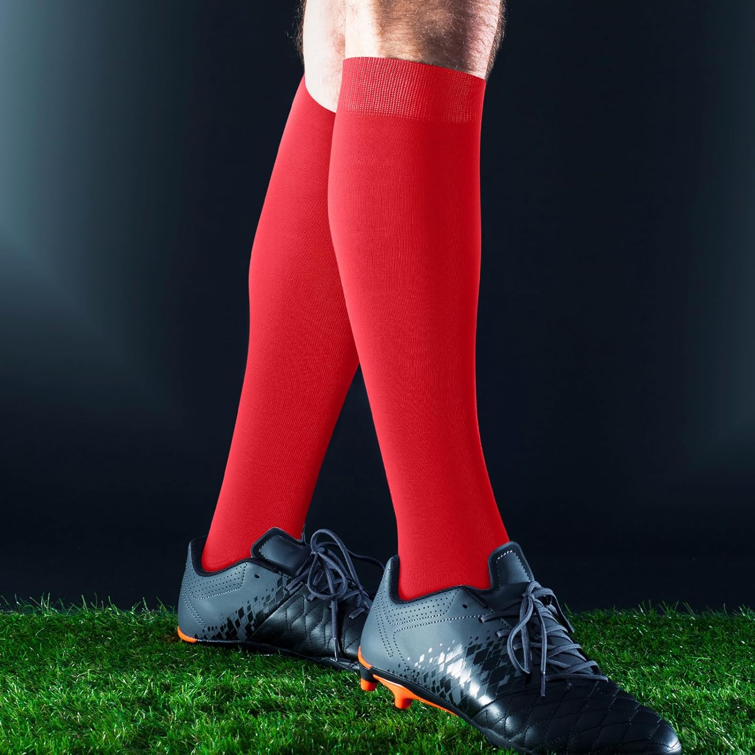 Haysandy 24 Pairs Soccer Socks Youth Football Softball Baseball Team Sock Bulk Unisex High Long Tube Sport Sock - Image 7