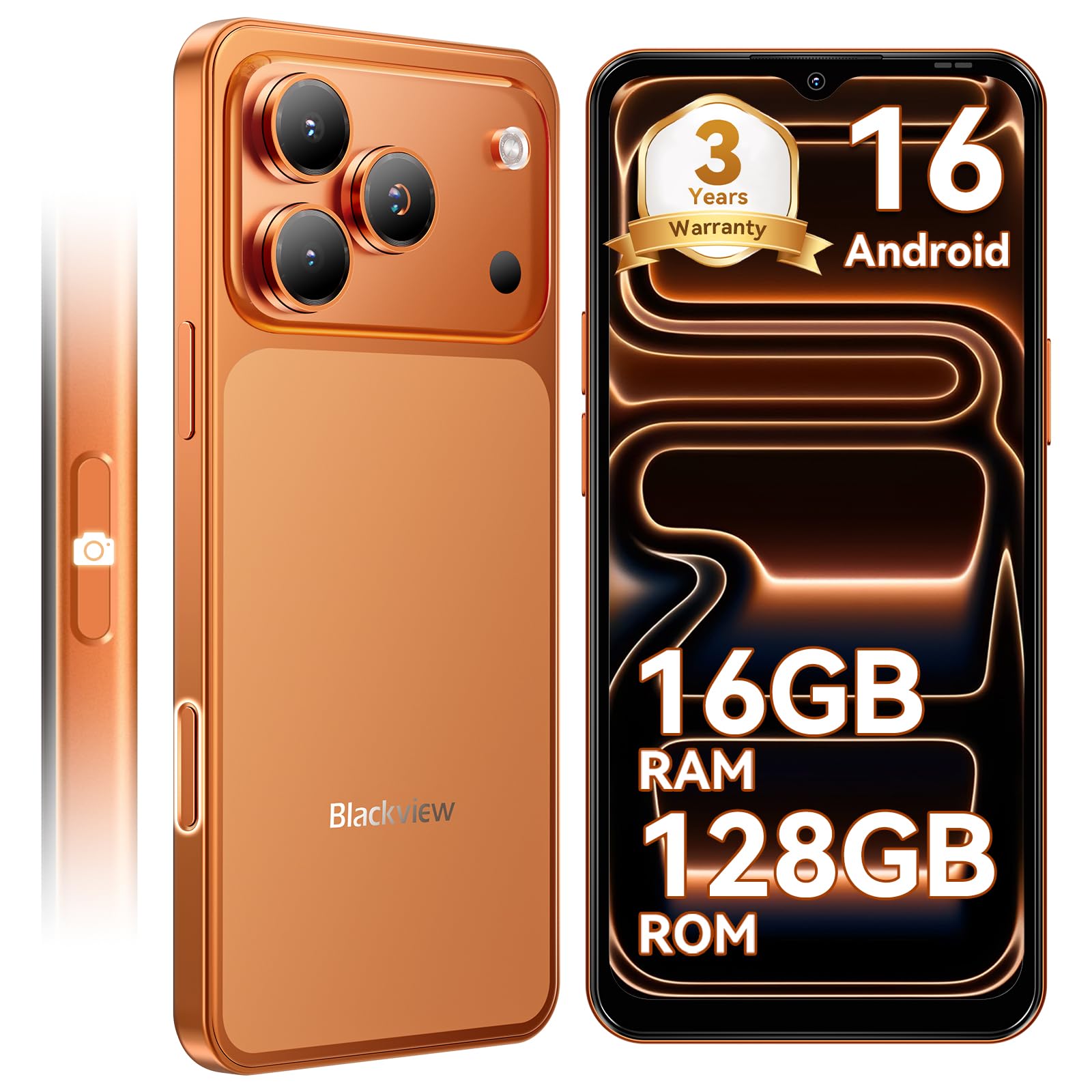 Amazon | Blackview Wave7C Android 16スマホ 日本版 SIMフリースマホ