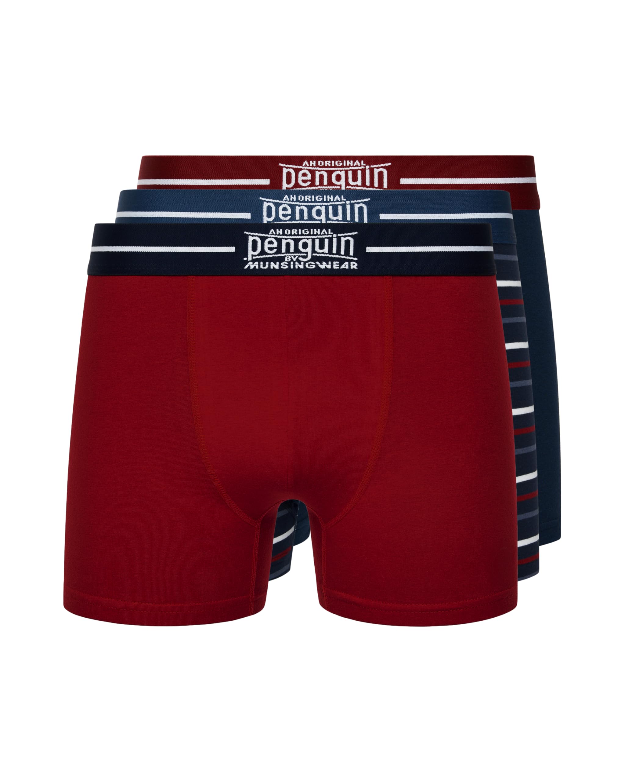 Original Penguin Mens 3 Pack Boxer Shorts Underwear Underpants Trunks Multipack Boxers(S/3pack-MUXPE1428)
