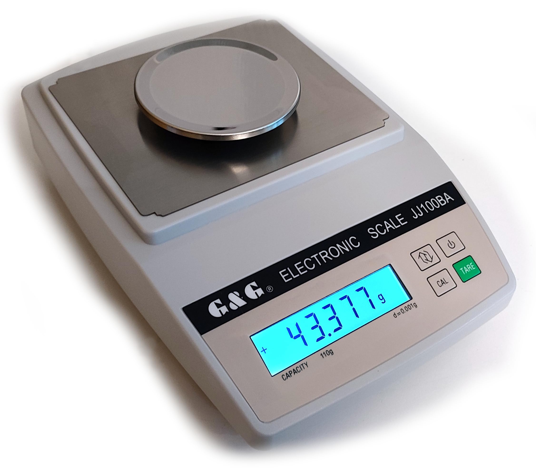 G&G Wagi precyzyjne, 0,001 g, 0,01 g i 0,1 g, seria JJ-A, wybór modelu (JJ200BA: 200 g/0,001 g)