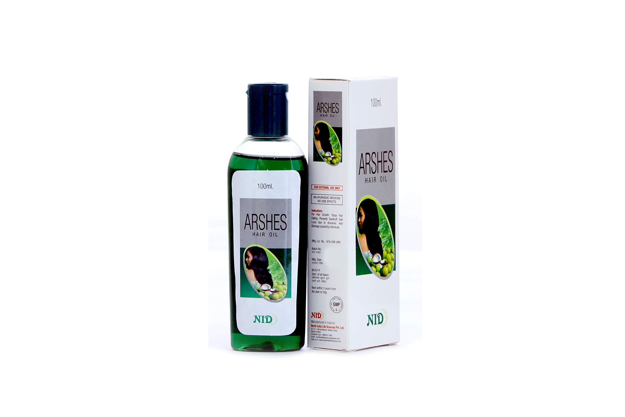NORTH INDIA PHARMA ARSHES HAIR OIL - 100ML