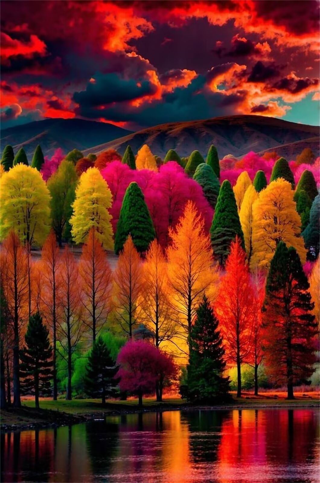 Puzzle de 1500 Piezas para Adultos - Paisaje Jungla - Rompecabezas Premium con Reverso de Letras para Clasificación, Regalo de Gama Alta para Aficionados, 87x57 cm