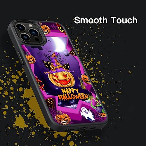 Miniatura 5 de Happy Halloween - Funda para teléfono compatible con iPhone 15, 14, 13, 12, 11 Pro Max, Samsung Galaxy S23 S22 S21 S20 FEA14 A54 A03S A53 A13Note