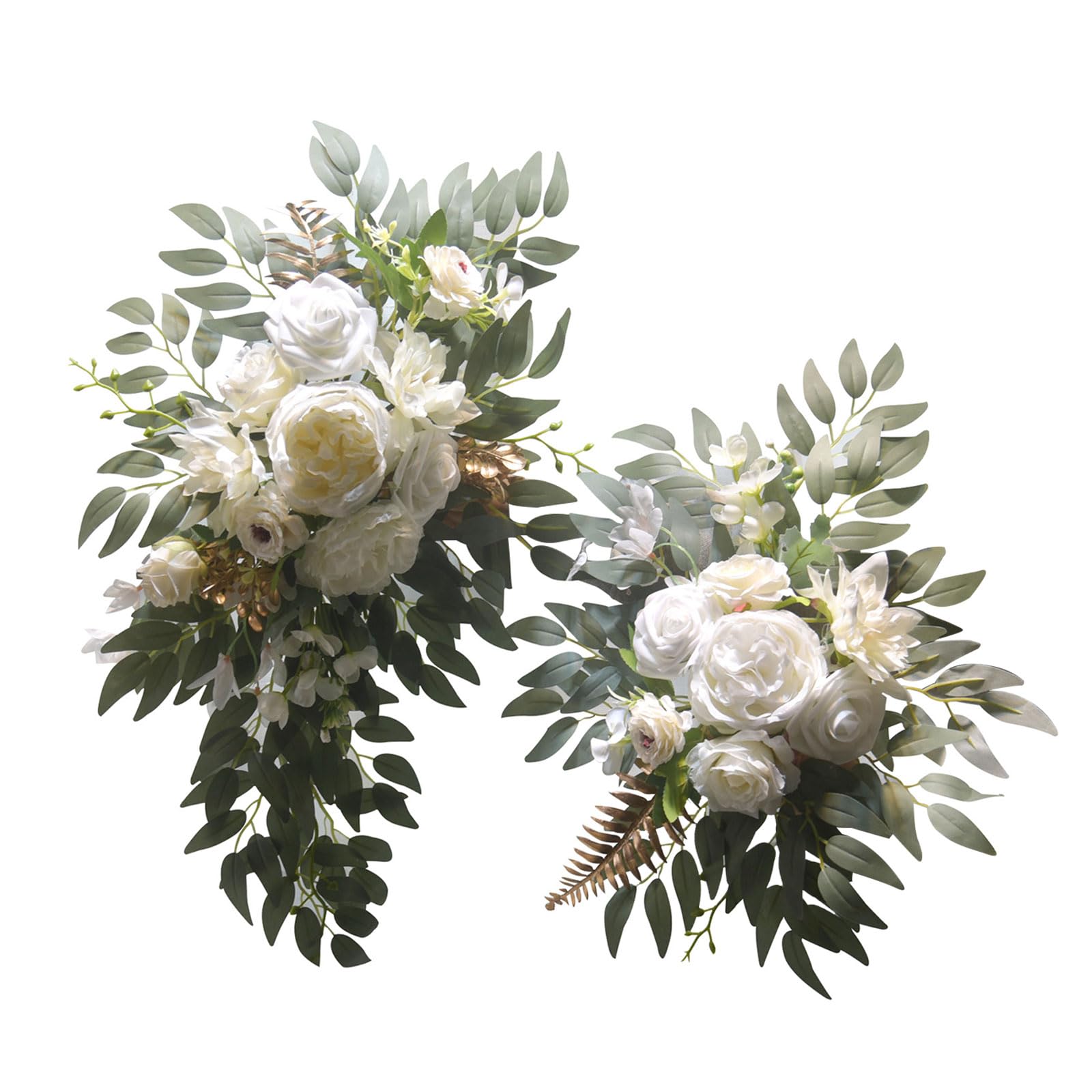 Fleur artificielle mariage décorarche de cérémonie et réception lot de 2 fleurs suspendues