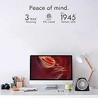 Vista 6 de Vornado VH202 (2025) Personal Space Heater, Advanced Safety Features, 2 Heat Settings, Direct Heating, Fan Only Setting, Cool-Touch Exterior