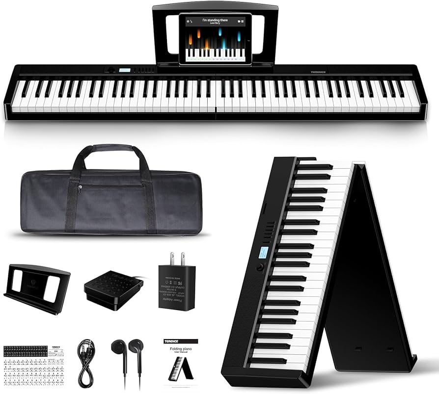 Amazon.com: TERENCE V30 Digital Piano Keyboard,Full Size 88 Key