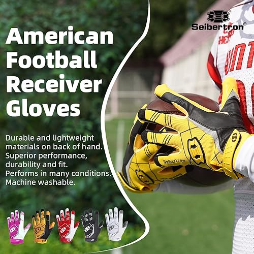 Miniatura 2 de Seibertron Pro 3.0 Elite - Guantes de fútbol para jóvenes y adultos