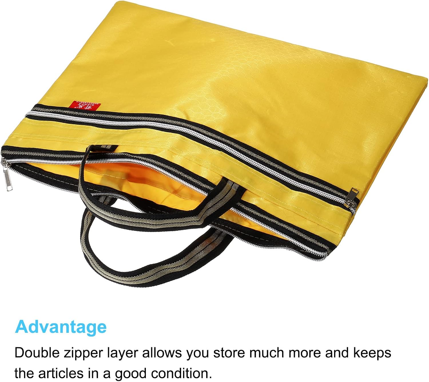 PATIKIL Waterproof Zipper File Bag, Documents Books Tools Storage Zip
