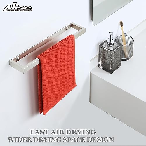 Vista 76 de Alise Toallero de baño, soporte de pared para toallas de baño, toallero para baño, toallero de acero inoxidable SUS304 de 8 pulgadas, negro mate