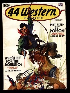 .44 Western Feb 1941-Rare Card game cover-HIGH-GRADE Pulp Magazine