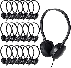 Headphones Bulk 24 Pack for Classroom School,Wholesale Ea...
