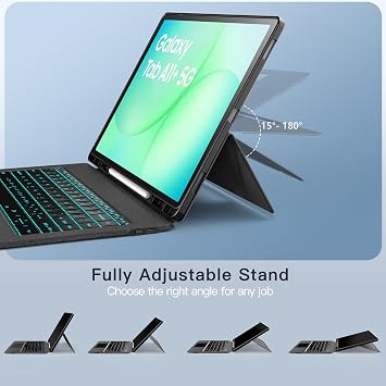 Keyboard Case for Samsung Galaxy Tab A11+ Plus/A9+ Plus 11