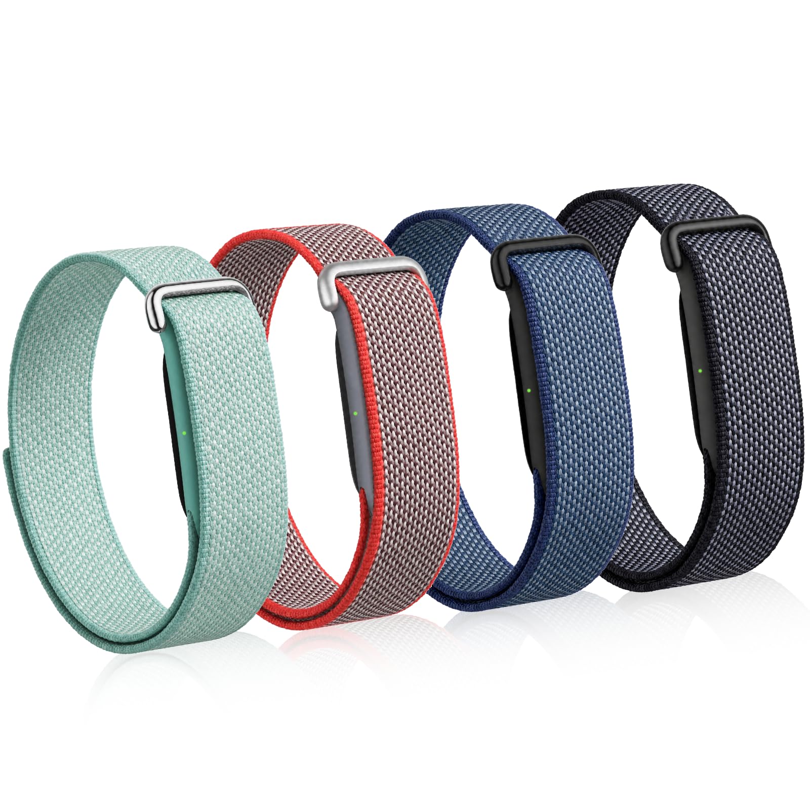 Hexasider 2 Pack Nylon Sport Strap Compatible with Google Fitbit Air