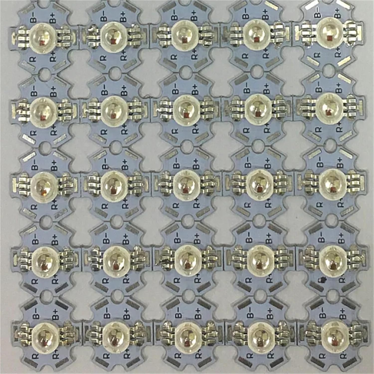 100pcs 3W LED RGB chip Weld heatsink PCB 9W High Power LED Lamp Bead RGB Six pins 350mA 700mA 3.2-3.4V Chip(3W)