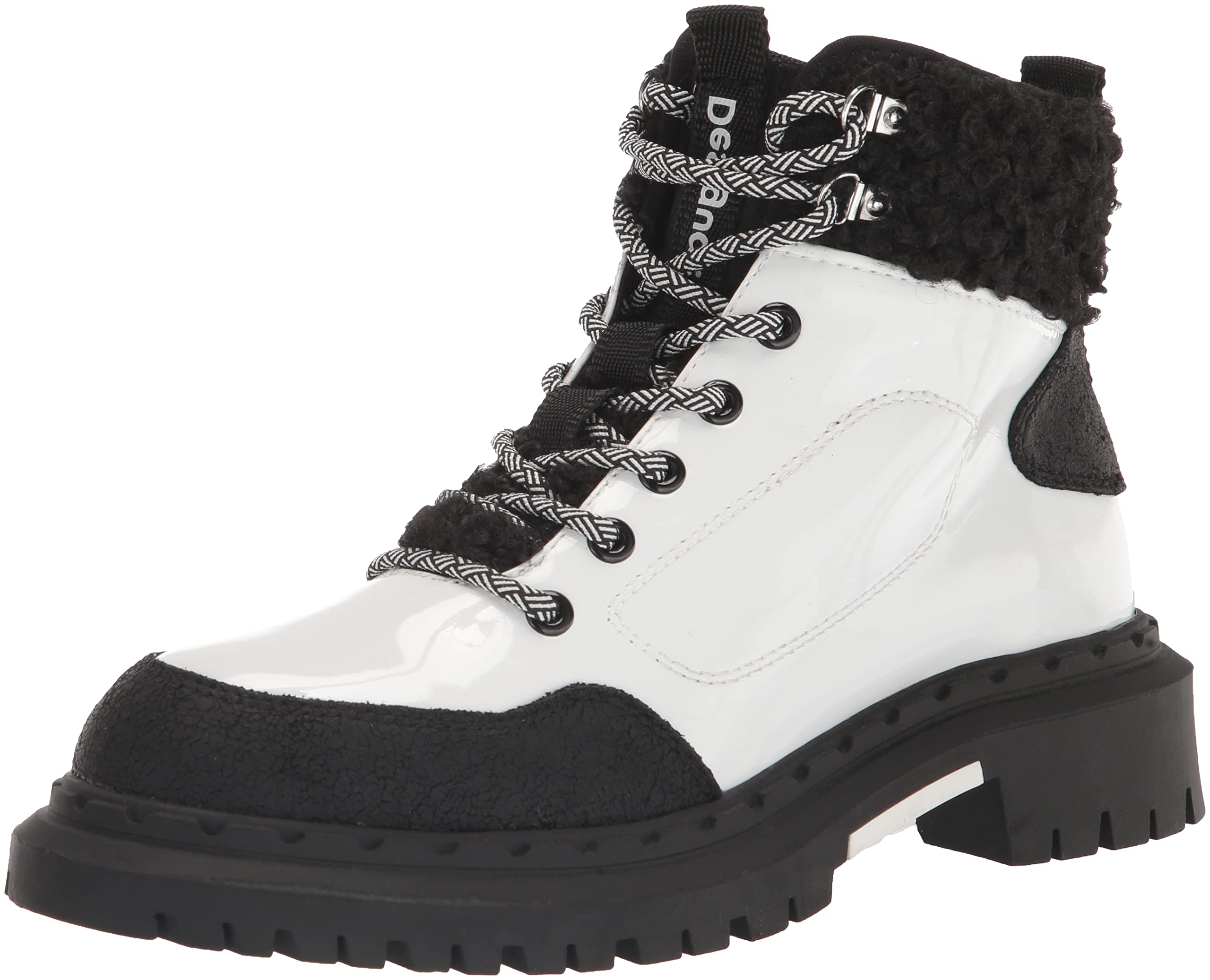 Desigual Damen Weiß Shoes_trekking, 1000 White, 37